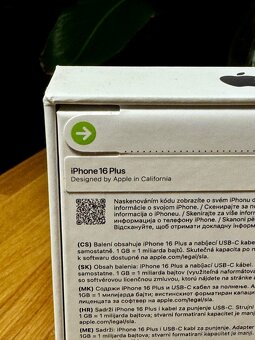 iPhone 16 Plus 256GB nový, černá - 3