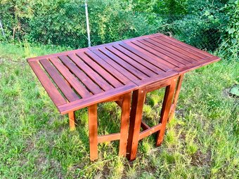 Zahradní rozkládací stůl IKEA Äpplarö, 133,5 x 70 cm - 3