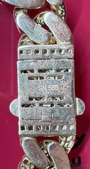 zlatý náramek 14k - 3