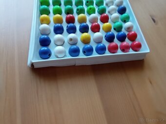 Retro hračka plastové korálky - 3