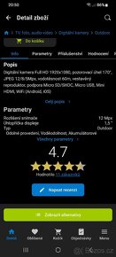 Akční kamera Sencor - 3