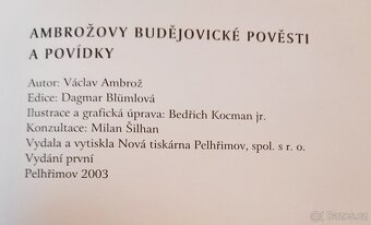 AMBROŽOVY BUDĚJOVICKÉ POVĚSTI A POVÍDKY - 3