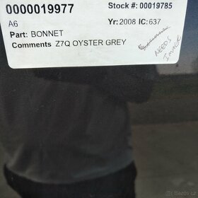 Kapota AUDI A6 4F0 c6 04-11 predni houfna - 3