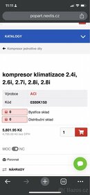 Prodám kompresor klimatizace Audi A4 B4 B5 - 3