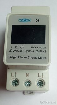 Měřič energie, wattmetr Tomzn TOVAE-100 - 3