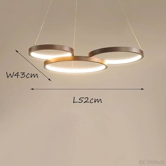 LED závěsné světlo Stmívatelné s dálkovým ovládáním - 3