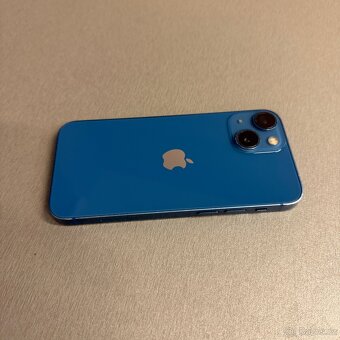 iPhone 13 mini 128GB modrý, pěkný stav, 12 měsíců záruka - 3