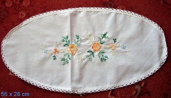 Starožitný textil - dečky, zavinovačka, kapesníčky - 3