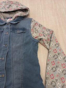 Džínova bunda - mikina Pepperts vel. 152/158 - 3