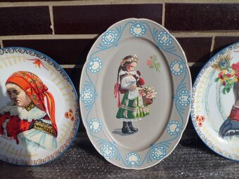 Ručně malovaný obraz na talíři. - 3