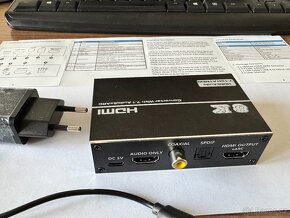 Zvukový extraktor převodník ATMOS ARC/eARC s HDMI 4K - 3