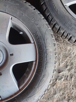 ALU Kola 5x100 vw 195/65 R15 zimní pneu - 3