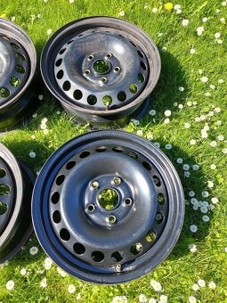 4x Plechové disky Škoda Volkswagen 6Jx15 112 ET47 - 3