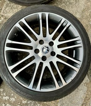 Alu kola Škoda + 4 letní pneu - 3