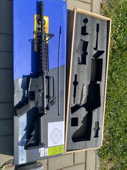 Airsoft CM.007 M4 RIS celokov BLUE Edition CYMA - 3