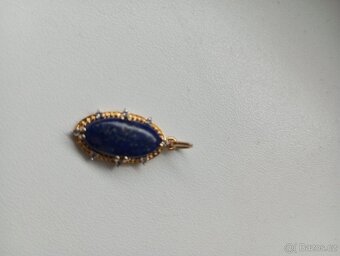Přívěsek s Lápis Lazuli ve stříbře (Ag) - 3