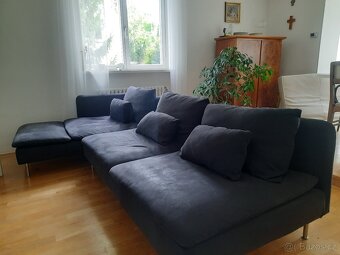 Zánovní černošedá sestava sedací soupravy z IKEA Soderhamn - 3