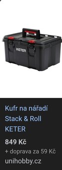 NOVÉ KUFRY NA NÁŘADÍ KETER - Stack & Roll - 3