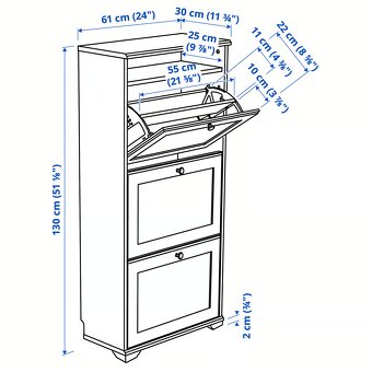 Botník IKEA Brusali - 3