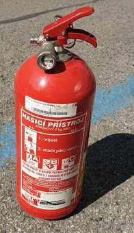 3 kusy - hasicí přístroj - práškový 2kg - 3