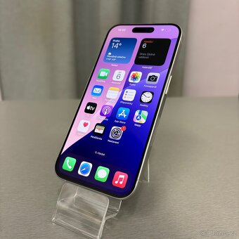 iPhone 15 Pro 128GB bílý, pěkný stav, 12 měsíců záruka - 3