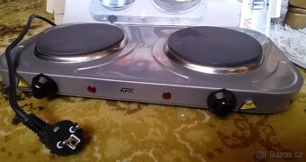 Elektrický vařič 2 plotýnky 2000w - 3