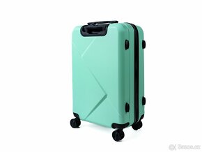 Cestovní kufry Mifex V99, sada 3kusů,M,L,XL,zelená,TSA - 3