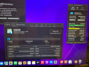 Prodám MacBook Pro 15” Mid 2015, i7 2.2 GHZ, 16 GB RAM, 500 - 3