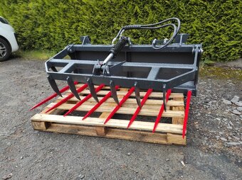 Napichovací vidle s přidržovačem MINI 140cm , euro - 3