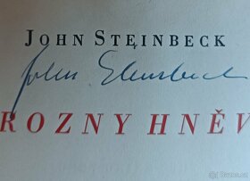 STEINBECK JOHN - Hrozny hněvu - 1946 - PODPIS STEINBECK - 3