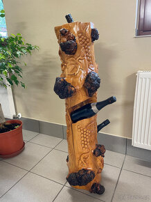 Dřěvený stojan na víno [snížená cena] - 3