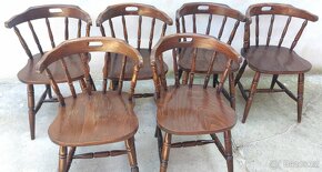 Dřevěné židle - křesílka - 3