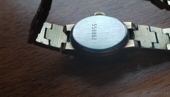 Zlacené VINTAGE dámské hodinky 17kamenů SSSR 60léta - 3