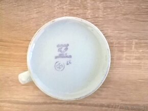Porcelánový hrnek / hrníček sada 2ks 80.léta Československo - 3