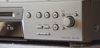 Minidisc deck SONY MDS-JE480, manuál + 10x MD, dálkové ovl - 3