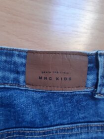 MANGO KIDS-strečové džíny vel. 9-10 let-140 - 3