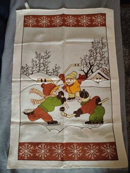 Utěrky vánoční retro - 3