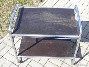 Chromovaný funkcionalistický stolek - 3