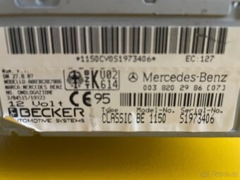 Becker Classic be1150 Bluetooth autorádio Mercedes originál - 3