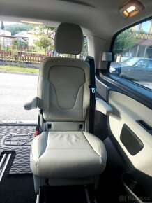 Křesla sedadla Mercedes W 447 V-Klasa světle bílá Lugano - 3