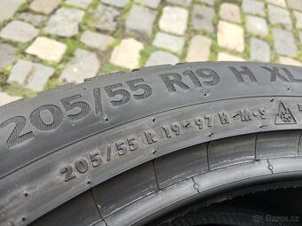 4ks zimních pneumatik CONTINENTAL 205/55R19 97H 95% DOT2024 - 3