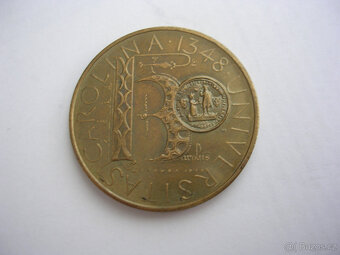 AE medaila 5 dukát Karel IV. - návrh Jiří HARCUBA 1978 - 3