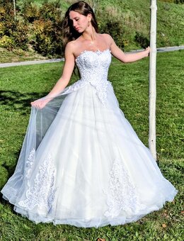 LUXUSNÍ korzetové svatební šaty LILI - 3