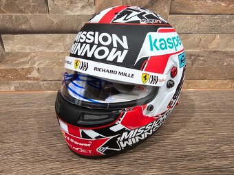 HELMY Ferrari 1:2 Leclerc -orig.podpisy,Sains - 3