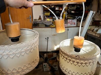 Prodej retro ručně háčkovaný lustr v HK. - 3