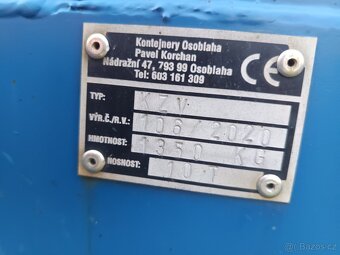 Prodám hákový kontejner(kontajner - 3