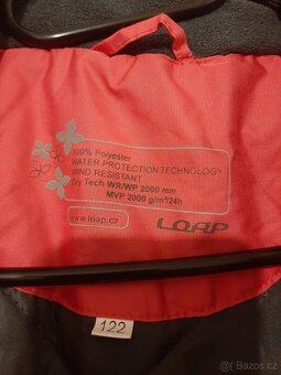 Dívčí zimní kombinéza Loap 122 + oteplovačky 116 zdarma - 3