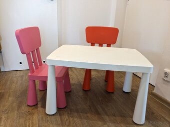 Dětský stůl a židle Ikea Mammut - 3
