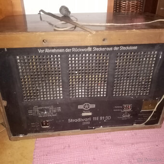 Prodám staré německé rádio Stradivari - 3