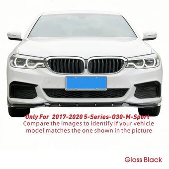 Lip Spoiler Splitter BMW Řada 5 G30 M PAKET 2017-2020 - 3